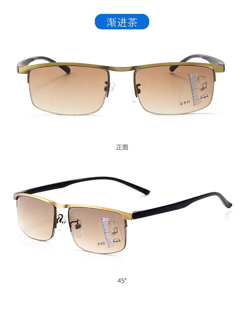 Men's Zoom Progressive Sunglasses Anti-Blue Light Presbyopia β feature 8
