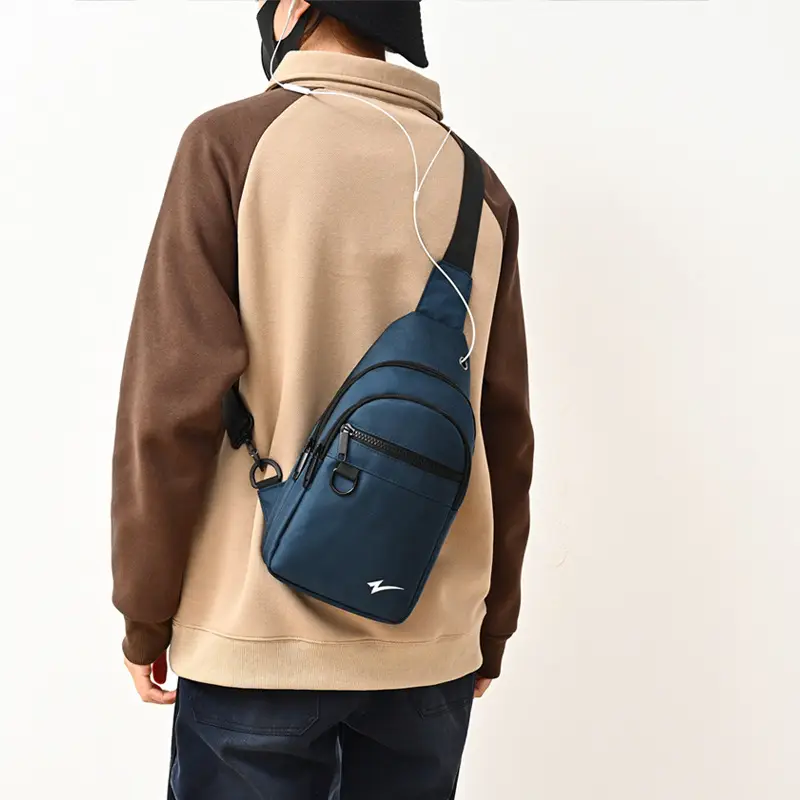 Men's Navy Blue Crossbody Shoulder Bag 2026 - Image 5