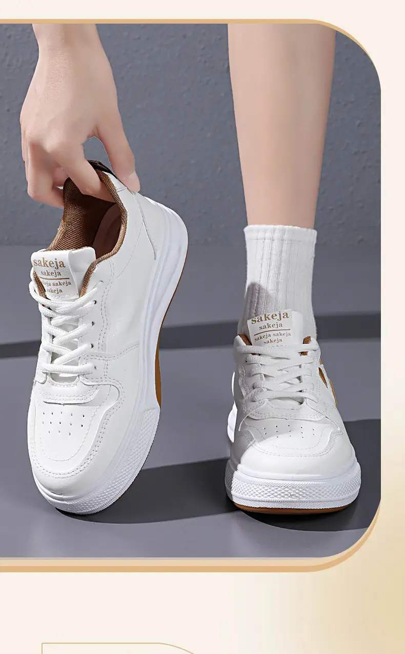 White Sneakers for Women Wholesale Leather Waterproof Casual Women's Shoes Outdoor Cartoon Panda Soft Sole Fashion Flat Sneakers for Women — feature 27