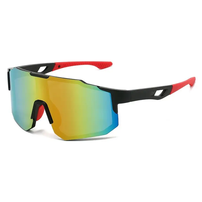 Men Anti-UV Cycling Sunglasses Retro Large Frame Windproof - Image 3
