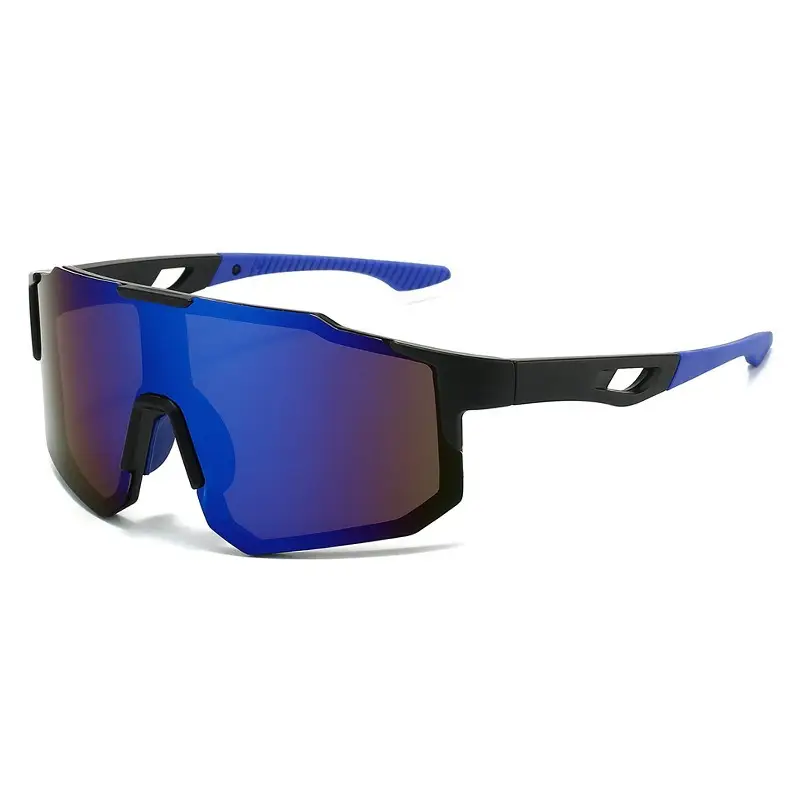 Men Anti-UV Cycling Sunglasses Retro Large Frame Windproof - Image 4
