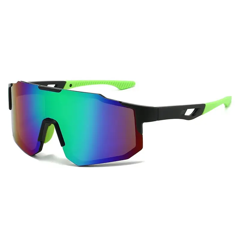 Men Anti-UV Cycling Sunglasses Retro Large Frame Windproof - Image 5