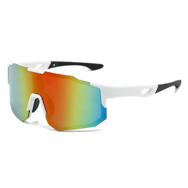 Men Anti-UV Cycling Sunglasses Retro Large Frame Windproof - Image 6