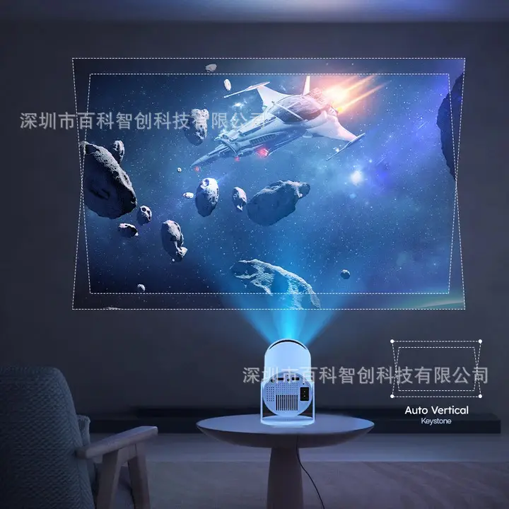 Cross-Border Overseas Version Projector Hy300Miniprojector Wall Projection Portable Barrel Projector Wifi — feature 5