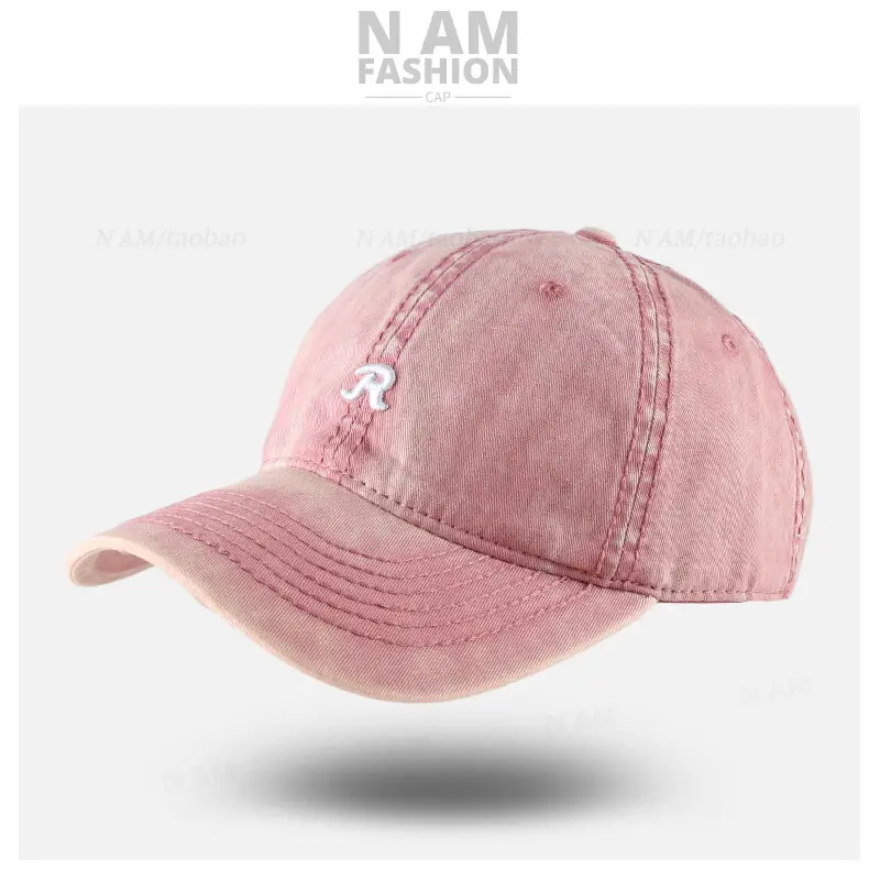 Maroon Vintage R Logo Baseball Cap for Men Women - Image 13