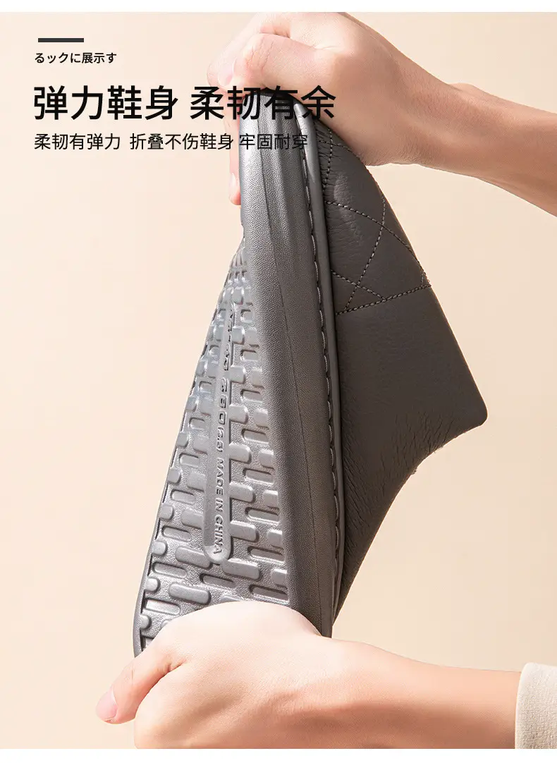 Men's Winter Cotton Slippers with Thick Soles for Indoor Use, Non-Slip, Warm, Fleece-Lined, Thickened, Large Size, Breathable, for Home Use — feature 8