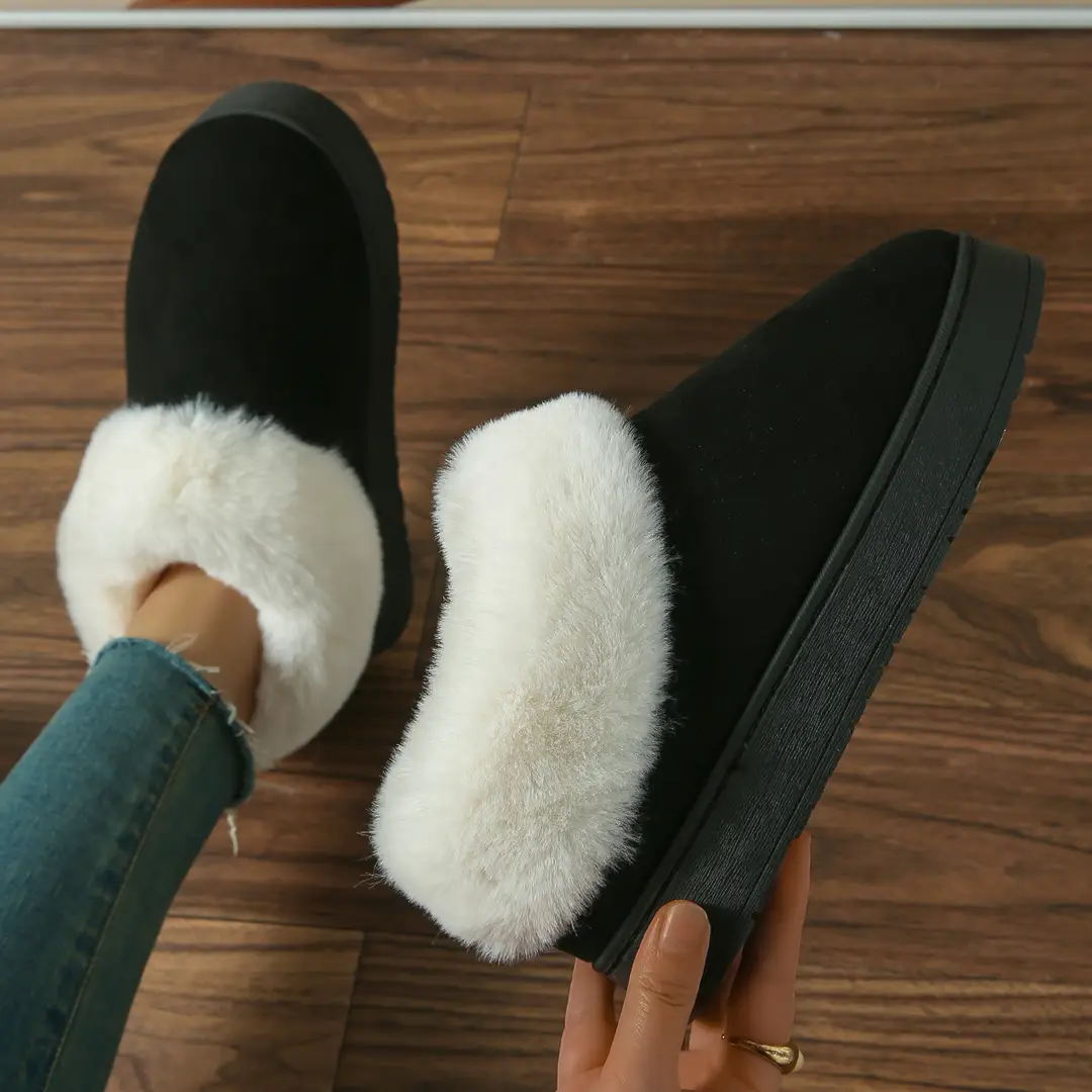 Factory Direct Supply of Shoes, Plush Cotton Shoes in Stock, Men's and Women's Autumn and Winter Cotton Slippers, Small Order Customization, Labeling and Dropshipping - Image 5