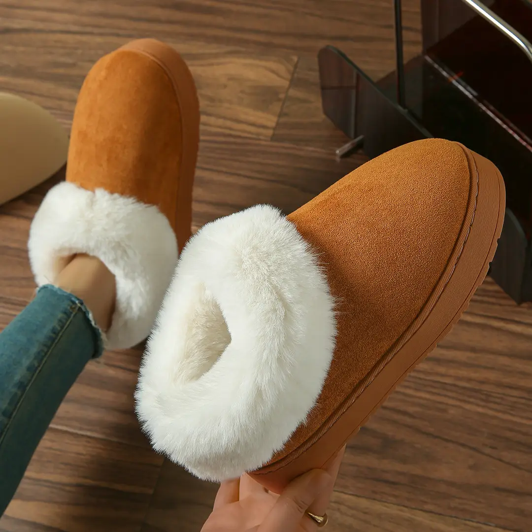 Factory Direct Supply of Shoes, Plush Cotton Shoes in Stock, Men's and Women's Autumn and Winter Cotton Slippers, Small Order Customization, Labeling and Dropshipping - Image 6