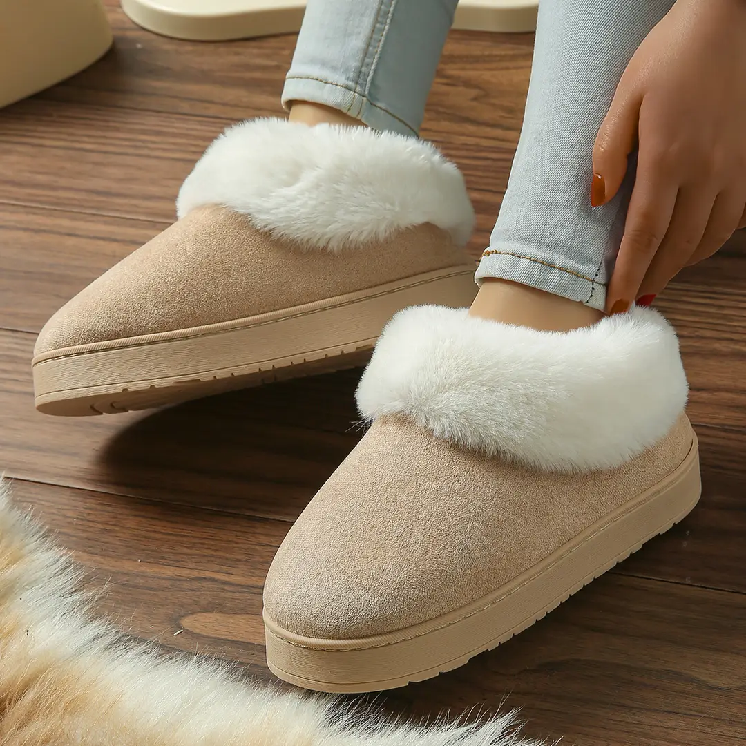 Factory Direct Supply of Shoes, Plush Cotton Shoes in Stock, Men's and Women's Autumn and Winter Cotton Slippers, Small Order Customization, Labeling and Dropshipping — feature 4