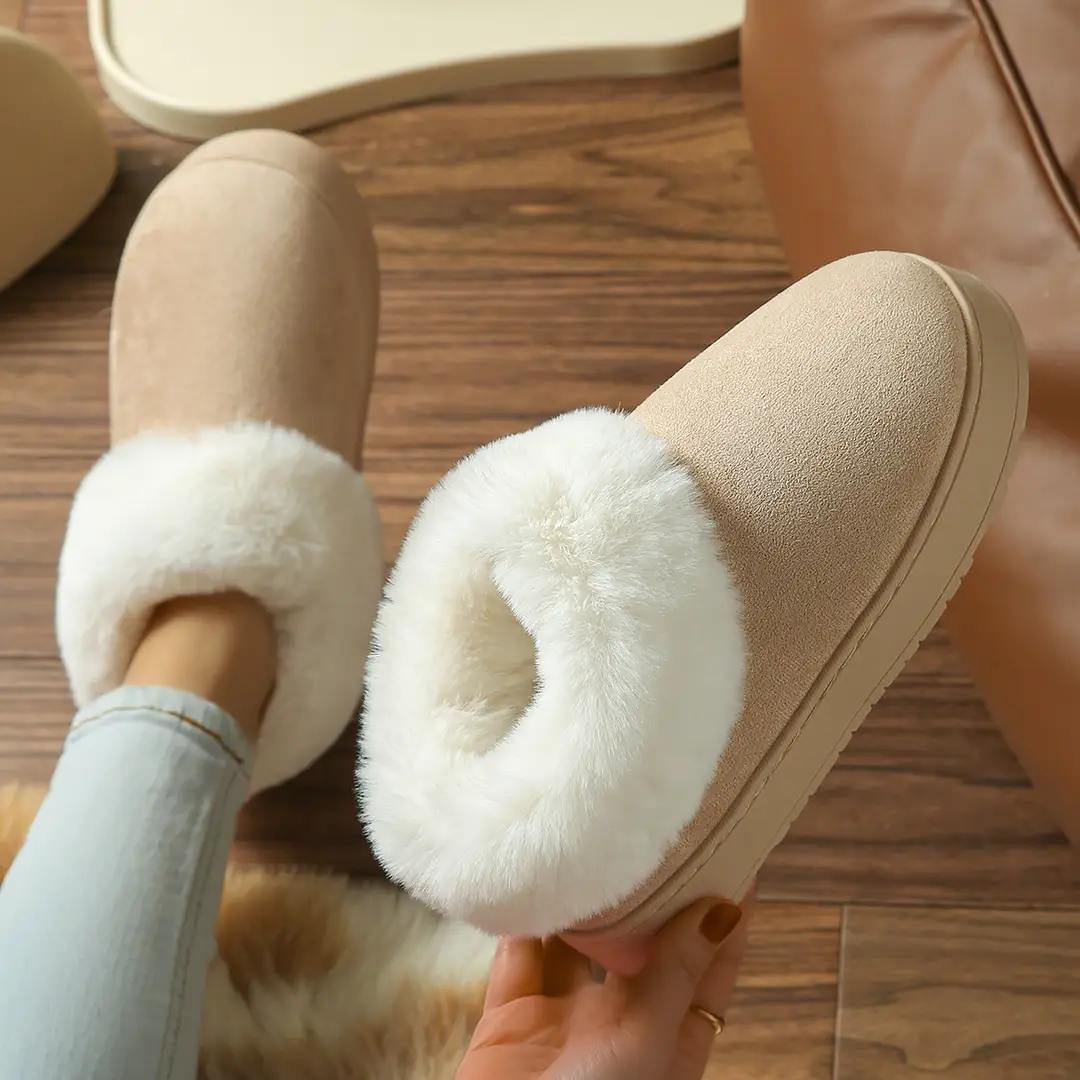 Factory Direct Supply of Shoes, Plush Cotton Shoes in Stock, Men's and Women's Autumn and Winter Cotton Slippers, Small Order Customization, Labeling and Dropshipping - Image 3
