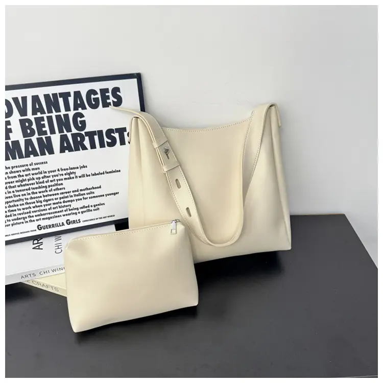 Black Leather Crossbody & Zipper Bag Set for Women — feature 17