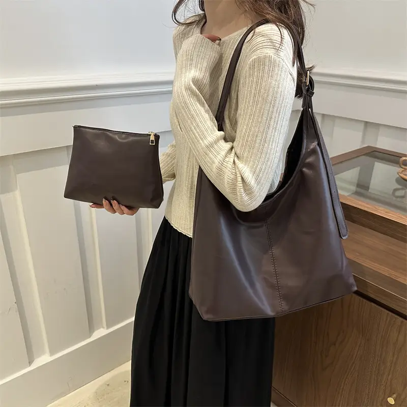 Vintage Commuter Bag Women Soft Leather Shoulder 2024