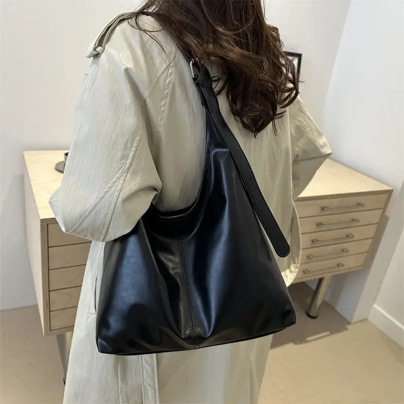 Vintage Commuter Bag Women Soft Leather Shoulder 2024