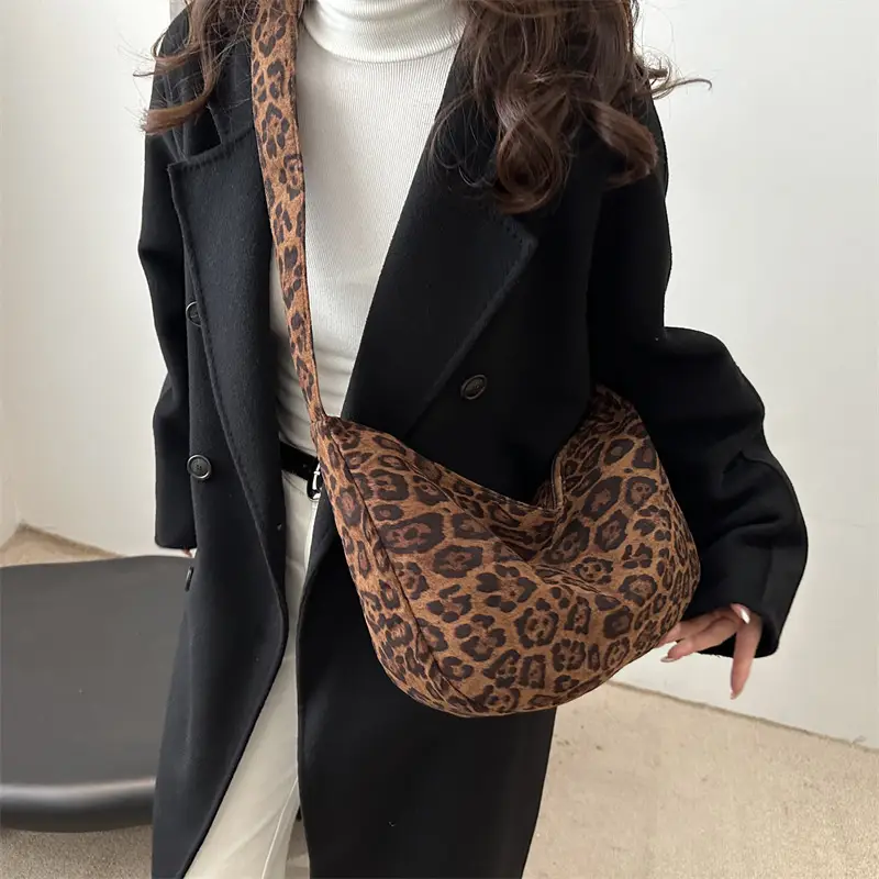 Leopard Print Shoulder Crossbody Bag for Women - Image 5