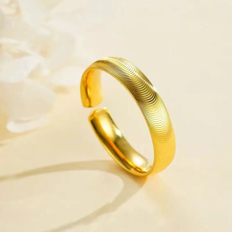 Open Cnc Cat Eye Silver Ring for Men Women - Image 5
