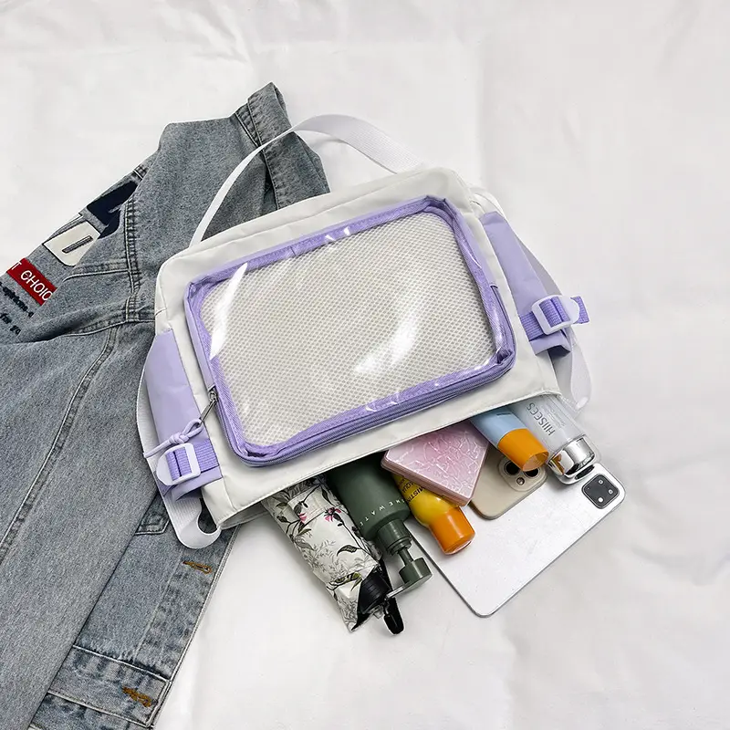 Transparent Shoulder Crossbody Baby Bag for Women - Image 8