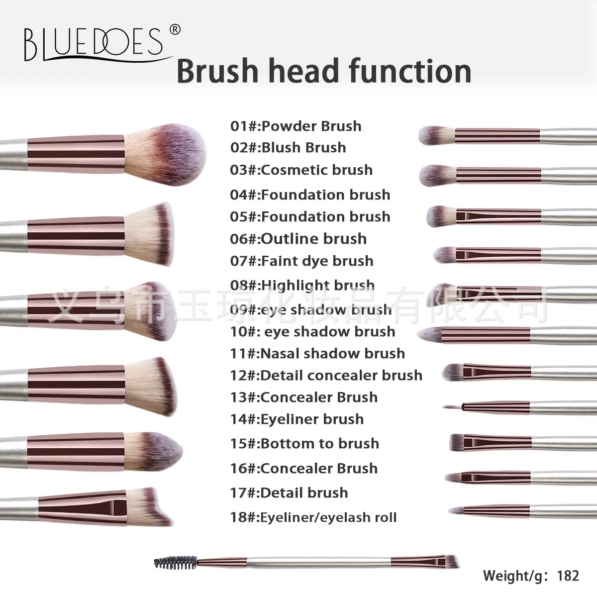 3-Color Beauty Egg Makeup Brushes Set - Image 7