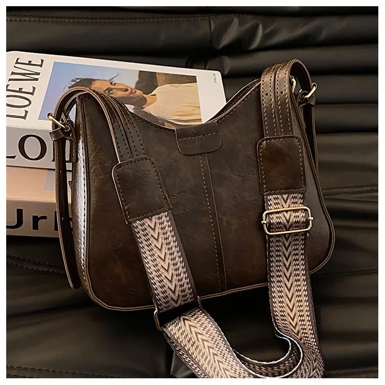 Black Leather Shoulder Bag for Women 2024 Trendy — feature 19