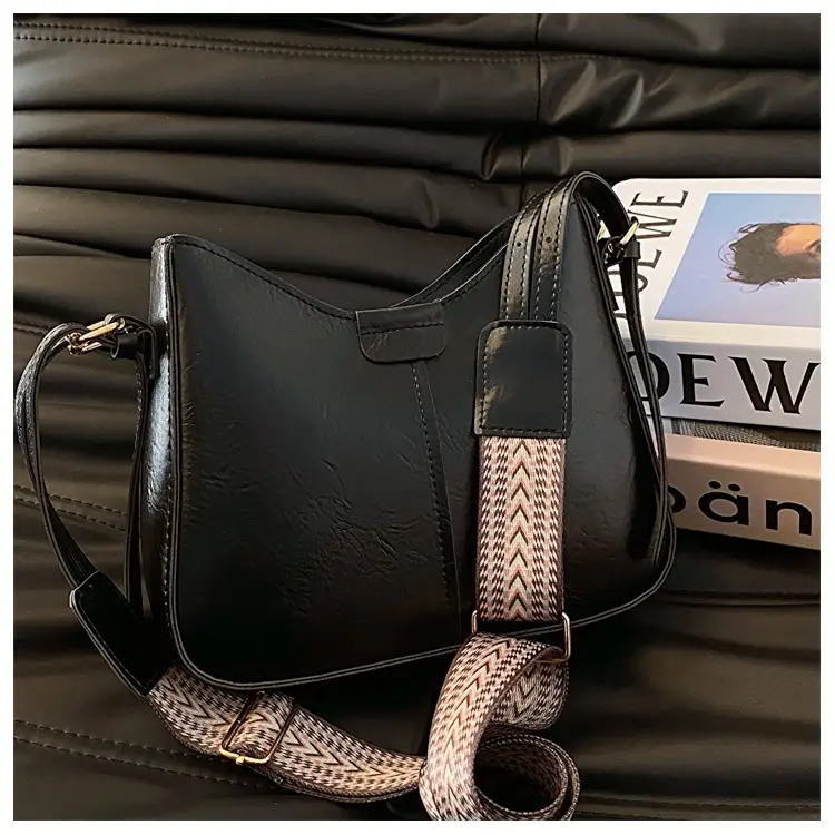Black Leather Shoulder Bag for Women 2024 Trendy — feature 28