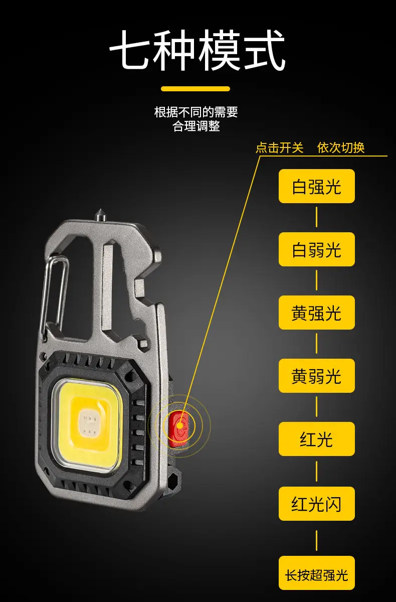 Multi-function Outdoor Searchlight with Type-C Charging β feature 12