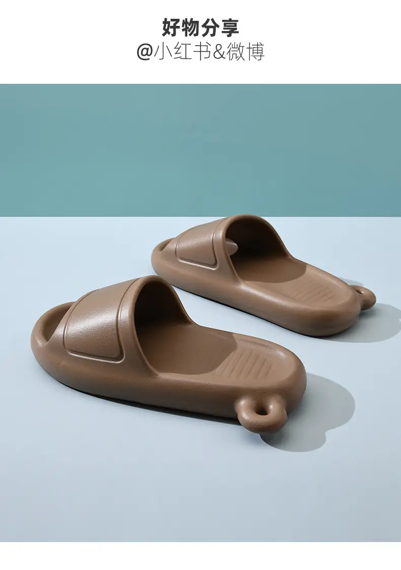 Slippers Women's Summer Odor-resistant Breathable Slides Home EVA Increased Thick Bottom Wear-resistant Non-slip Slides for Couple — feature 14