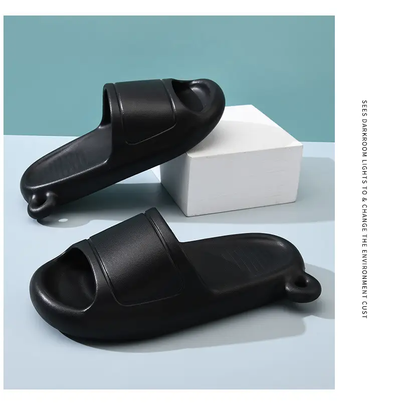 Slippers Women's Summer Odor-resistant Breathable Slides Home EVA Increased Thick Bottom Wear-resistant Non-slip Slides for Couple — feature 15