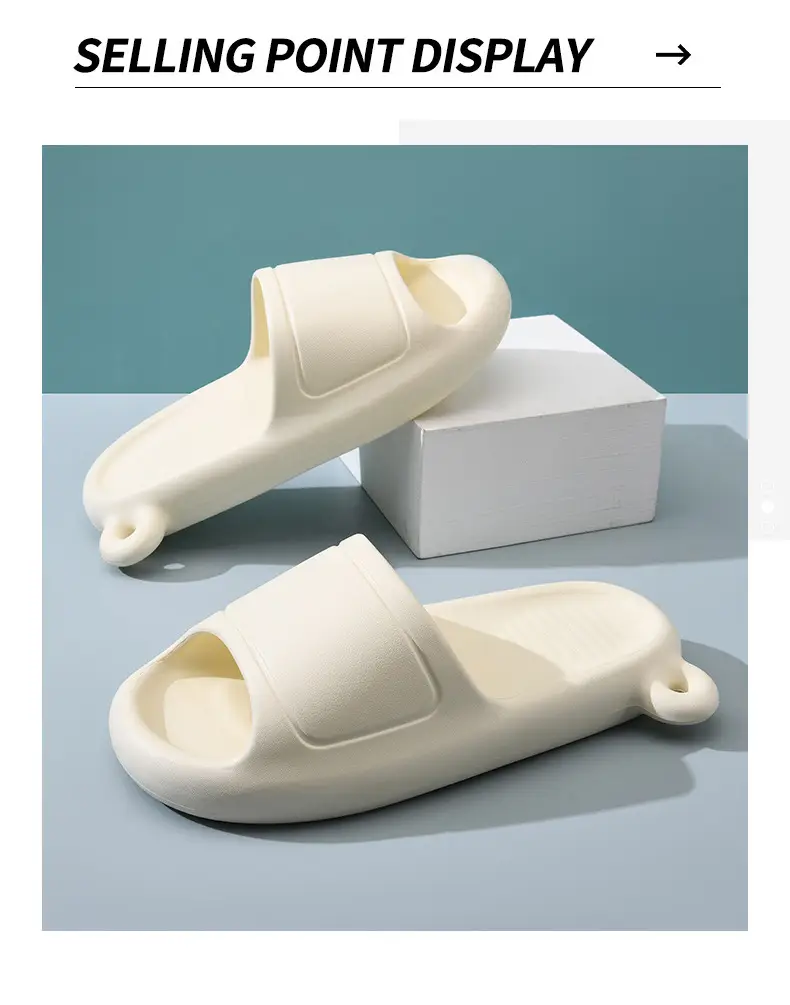 Slippers Women's Summer Odor-resistant Breathable Slides Home EVA Increased Thick Bottom Wear-resistant Non-slip Slides for Couple — feature 9