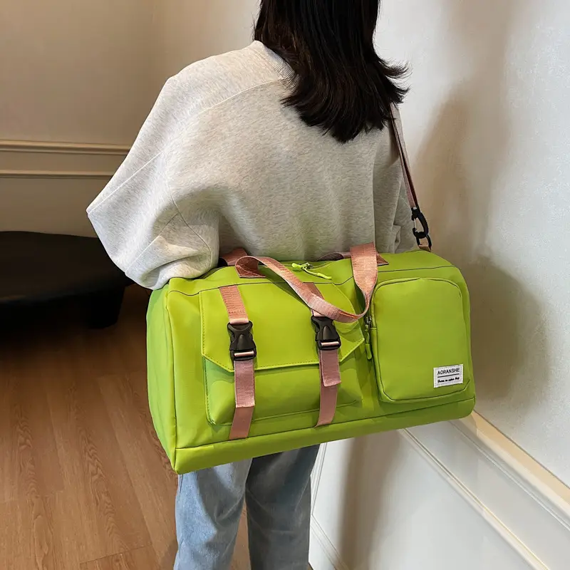 Large Capacity Multi-Function Travel Bag Green - Image 6