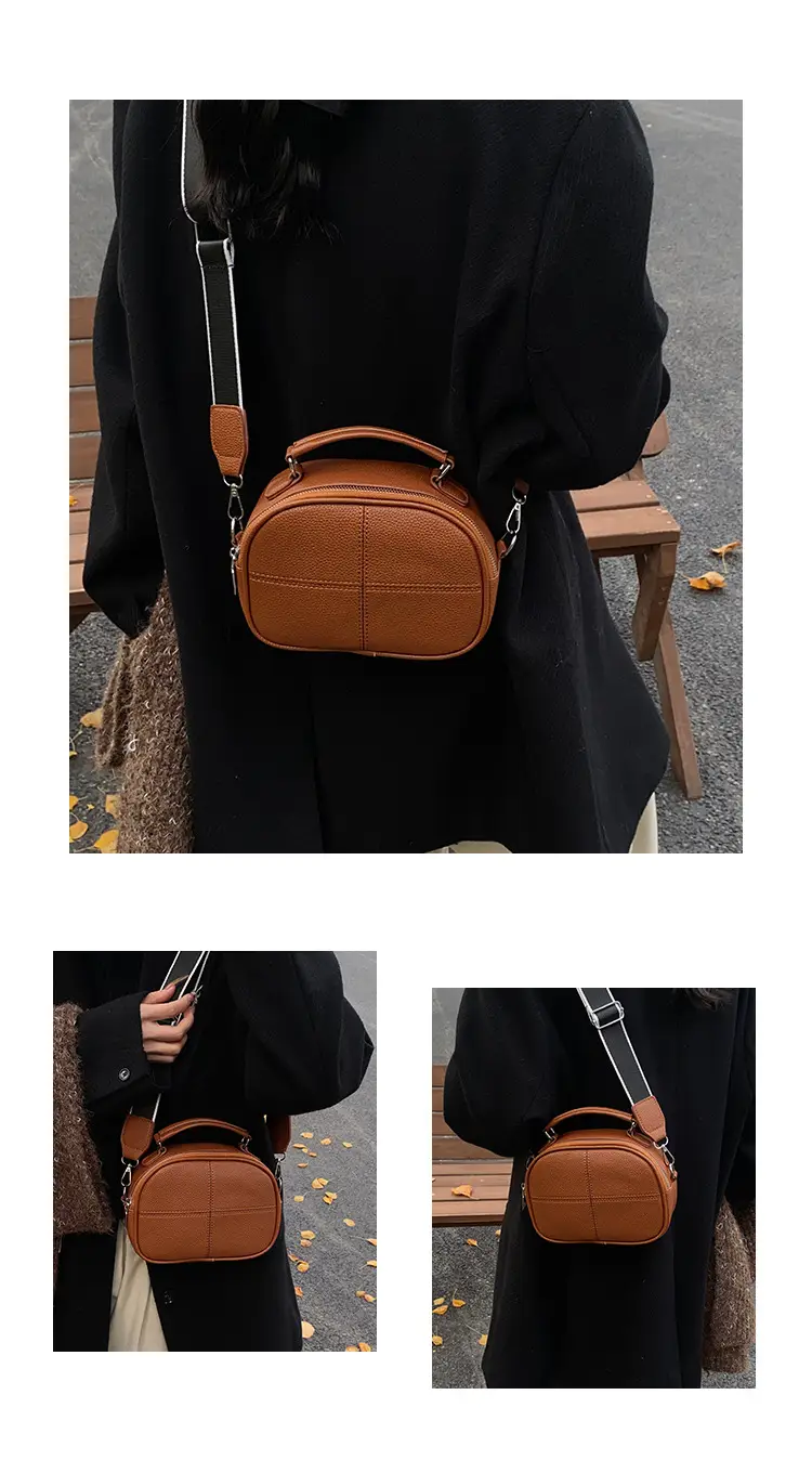 2024 New Jersey Cowhide Shoulder Crossbody Bag — feature 10