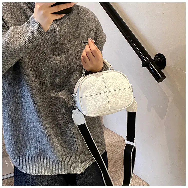2024 New Jersey Cowhide Shoulder Crossbody Bag — feature 35
