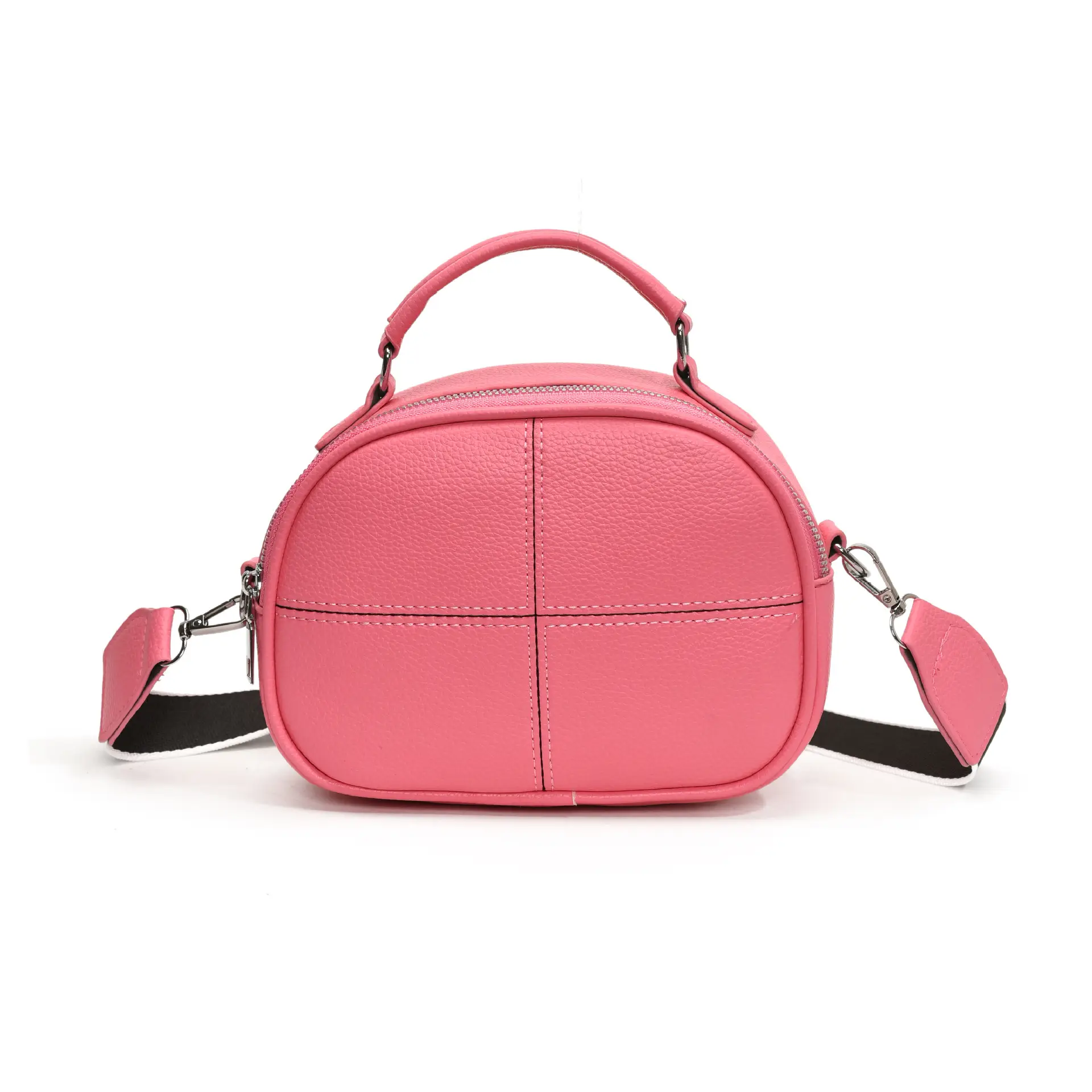 2024 New Jersey Cowhide Shoulder Crossbody Bag - Image 2