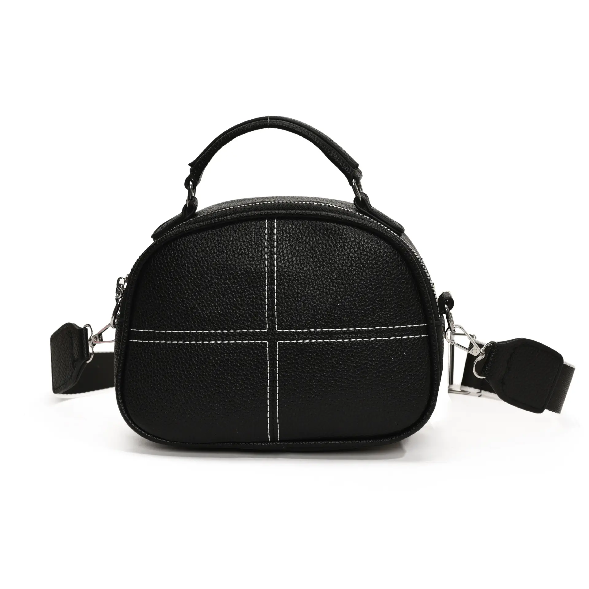 2024 New Jersey Cowhide Shoulder Crossbody Bag - Image 4