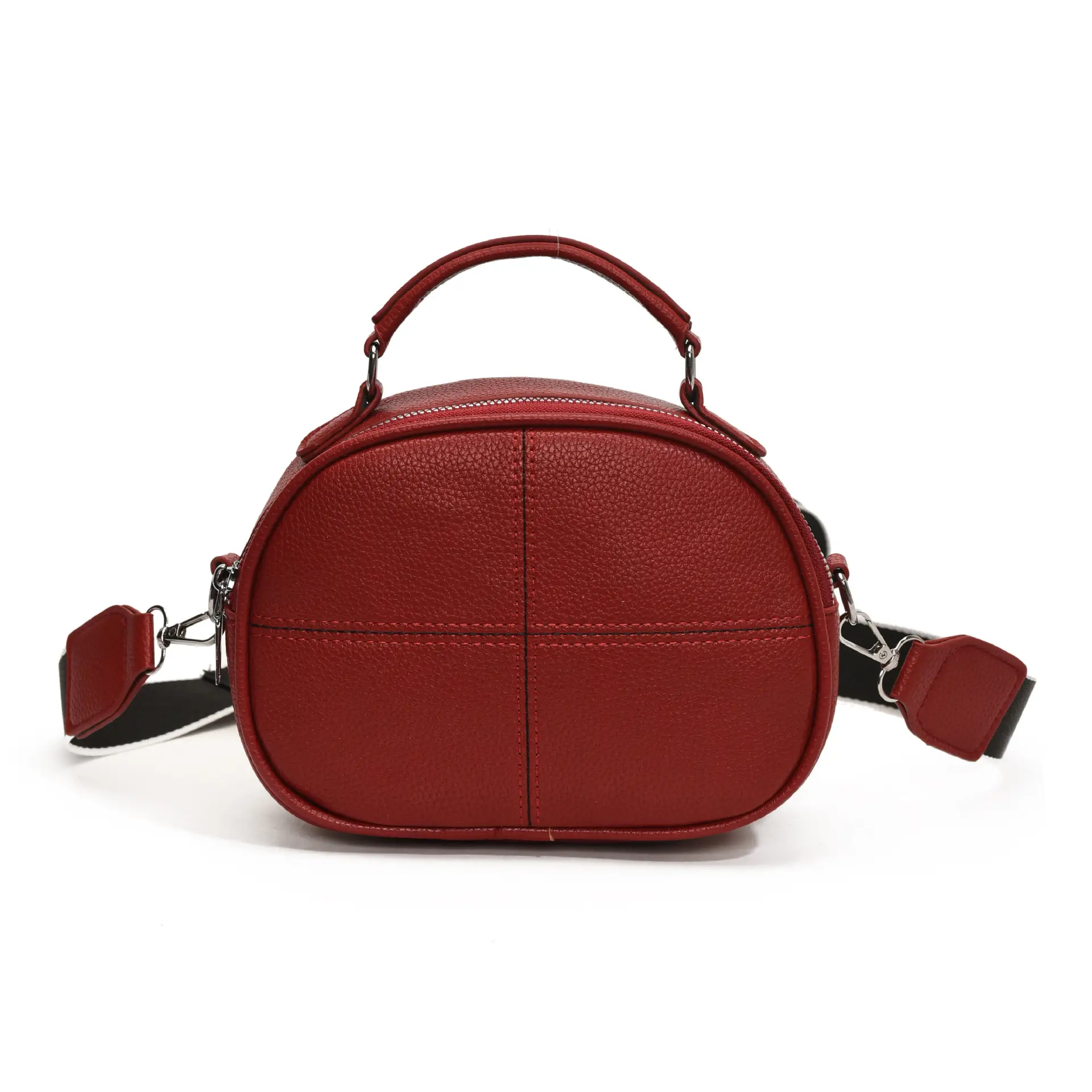 2024 New Jersey Cowhide Shoulder Crossbody Bag - Image 6