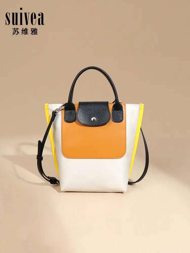 2025 Nylon Colorblock Shoulder Bag Large Capacity Fashion - Image 9