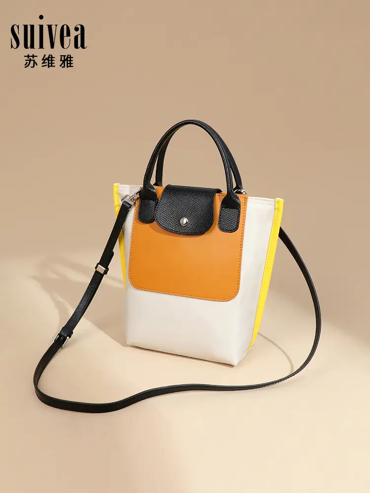 2025 Nylon Colorblock Shoulder Bag Large Capacity Fashion - Image 10