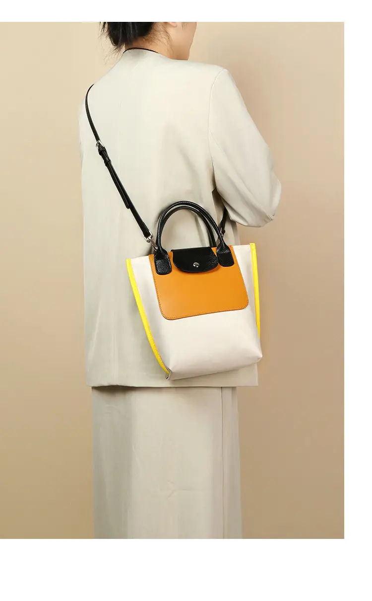 2025 Nylon Colorblock Shoulder Bag Large Capacity Fashion — feature 19