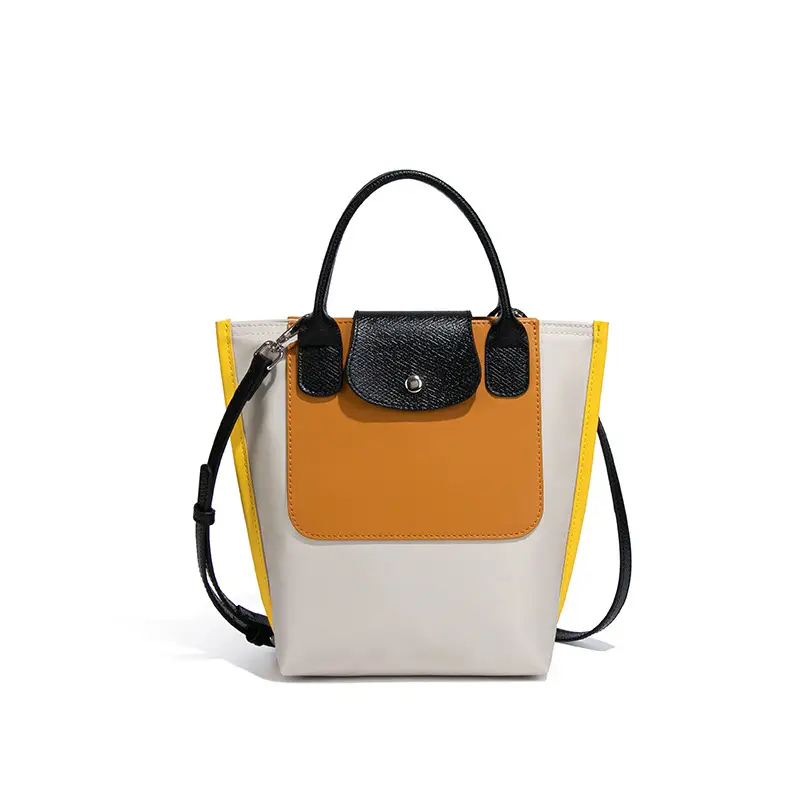 2025 Nylon Colorblock Shoulder Bag Large Capacity Fashion - Image 4