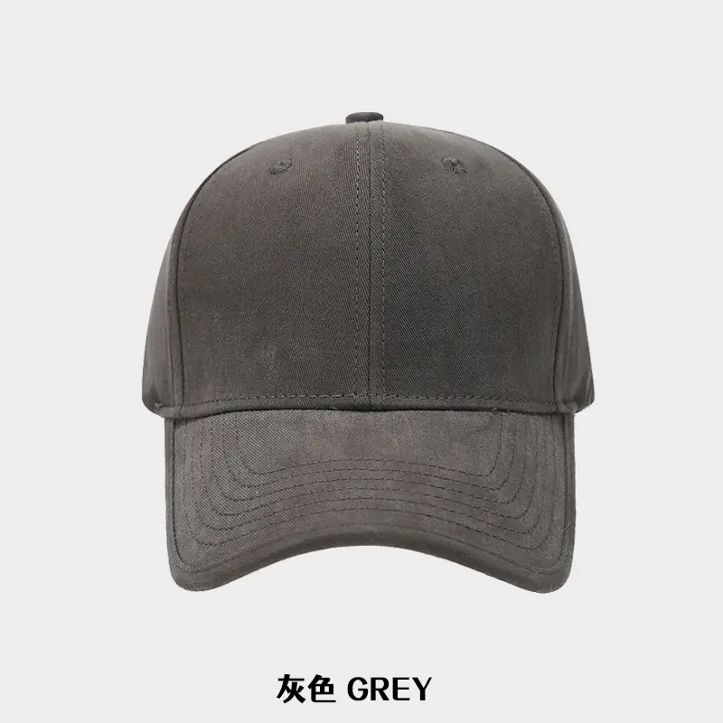 Autumn Winter Baseball Cap Big Head Circumference Embroidered - Image 3