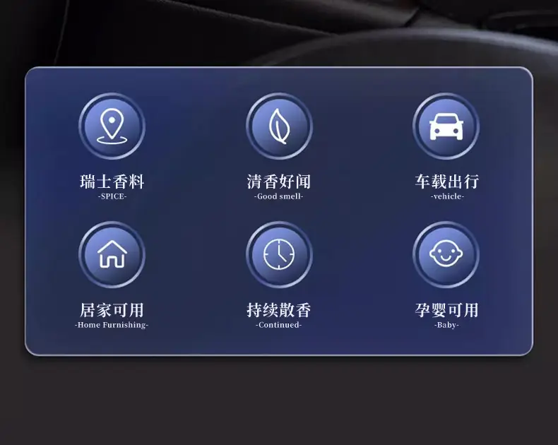 Gulong car aromatherapy car perfume car lasting fragrance car odor removal 2024 new high-end ornaments — feature 9