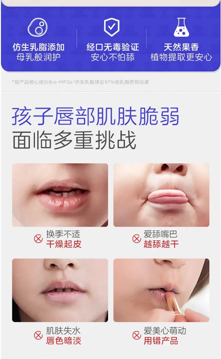 Rabbit Head Lip Balm Moisturizing Autumn Winter Baby — feature 2