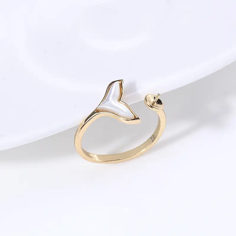 Gold Plated Fish Tail Earrings & Bracelet Set - Image 13