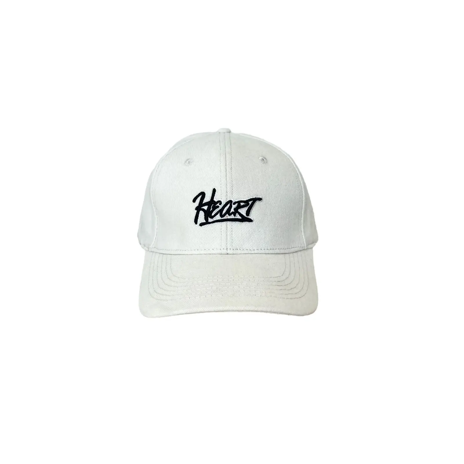 Women White Heart Logo Baseball Cap Winter Corduroy - Image 11