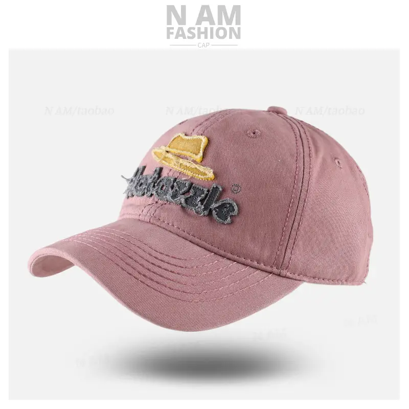 Men's Brown Embroidered Baseball Cap with Logo - Image 10