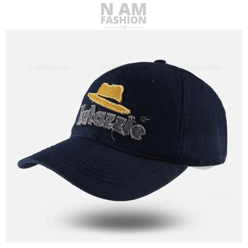 Men's Brown Embroidered Baseball Cap with Logo - Image 6