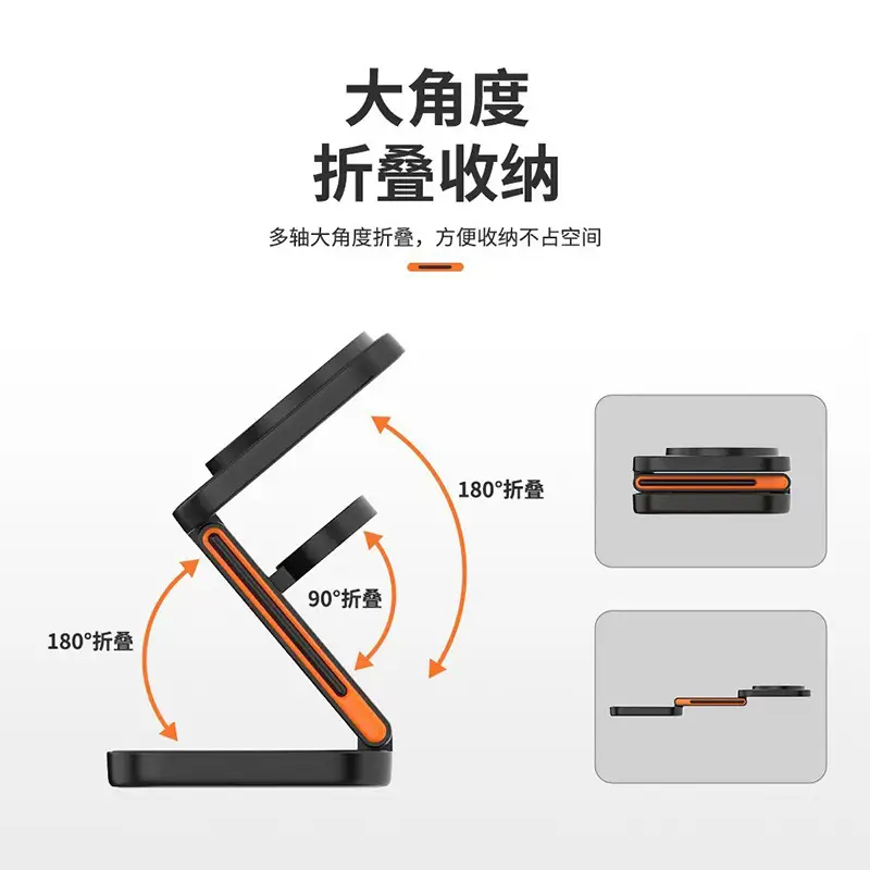 3-in-1 Wireless Charger for Phone & Headset 15W Magnetic