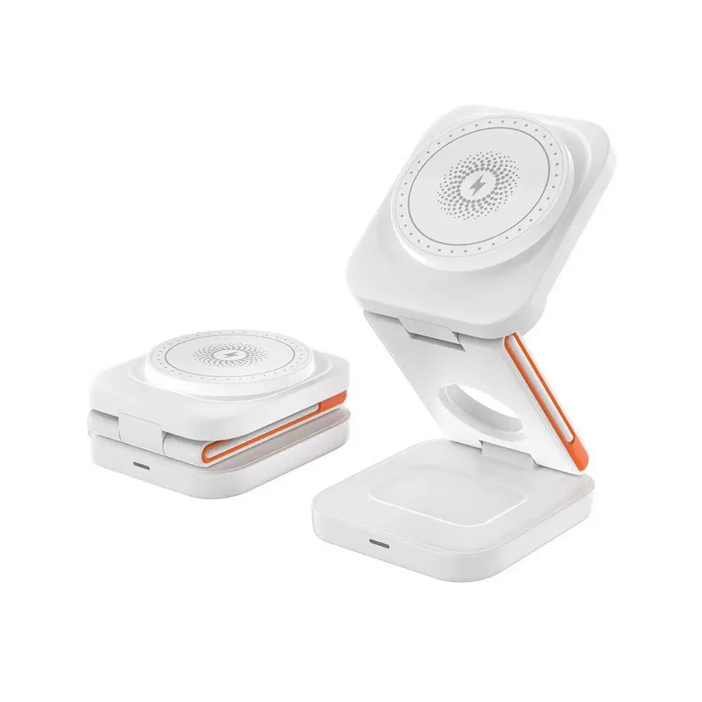 3-in-1 Wireless Charger for Phone & Headset 15W Magnetic