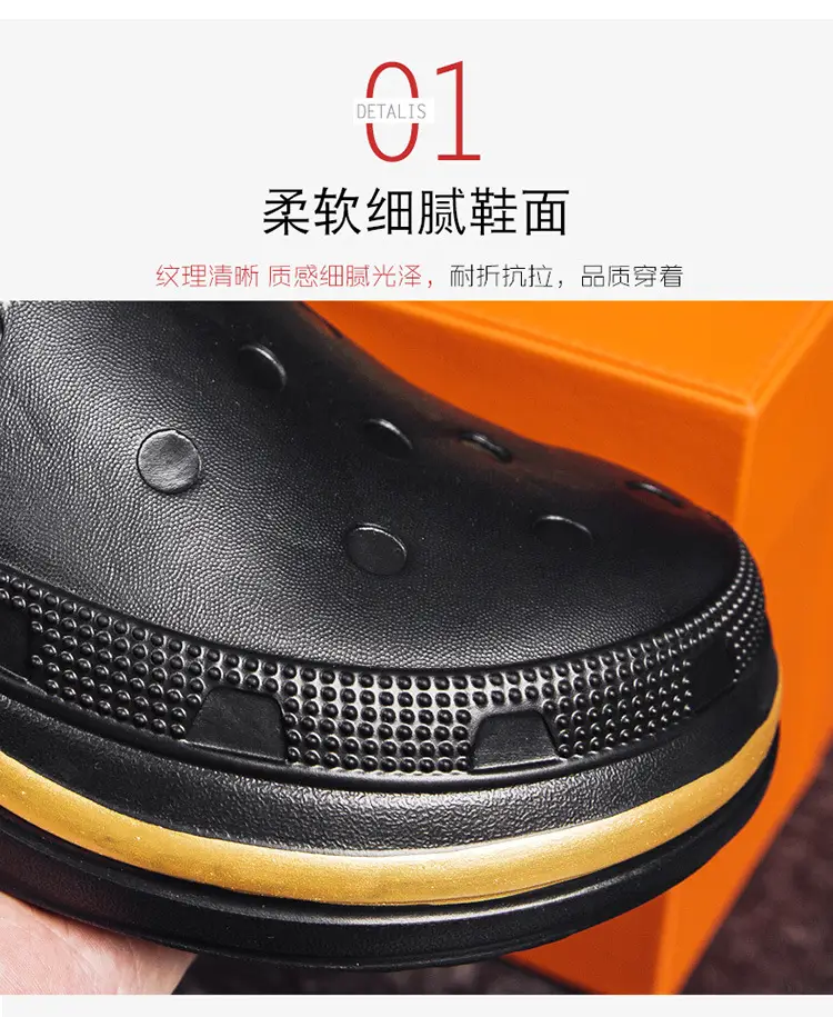 Cotton Shoes Men's Winter Warm fleece-lined Thickened Non-slip Soft Bottom Cave Shoes Fur One-piece Couple's Mid-barrel Snow Boots — feature 5