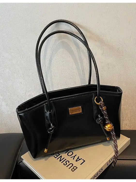 Women Cross-Border Bag Red Leather Shoulder Tote Winter 2026 - Image 7