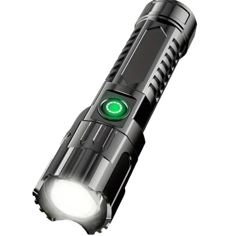USB Rechargeable Flashlight with Zoom & Floodlight - Image 5