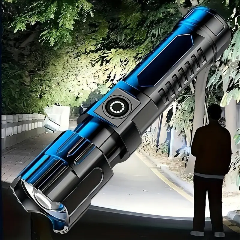 USB Rechargeable Flashlight with Zoom & Floodlight β feature 10